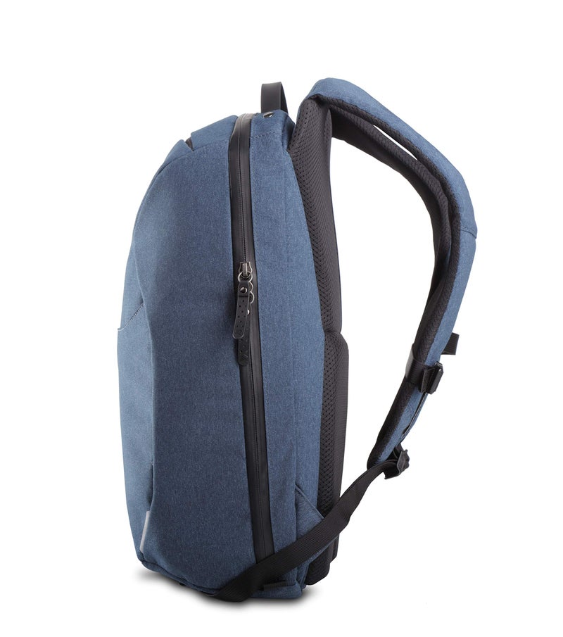 STM Myth 18L Laptop Backpack - Durable, Stylish, and Laptop Backpack with Pockets - Fits 15-Inch Laptop and 16-Inch MacBook Pro with Laptop Protection - Slate Blue (stm-117-186P-02),Black - Image 4
